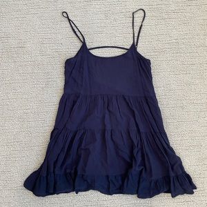 Navy blue summer dress/cover up